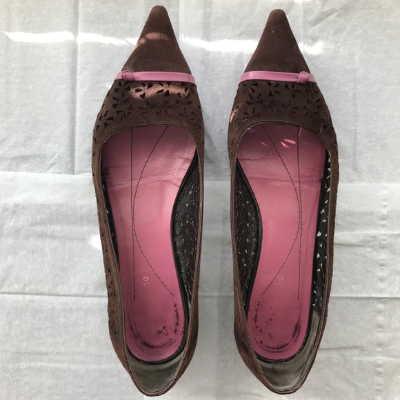 Kate Spade cutout suede flats - Picture 4 of 15